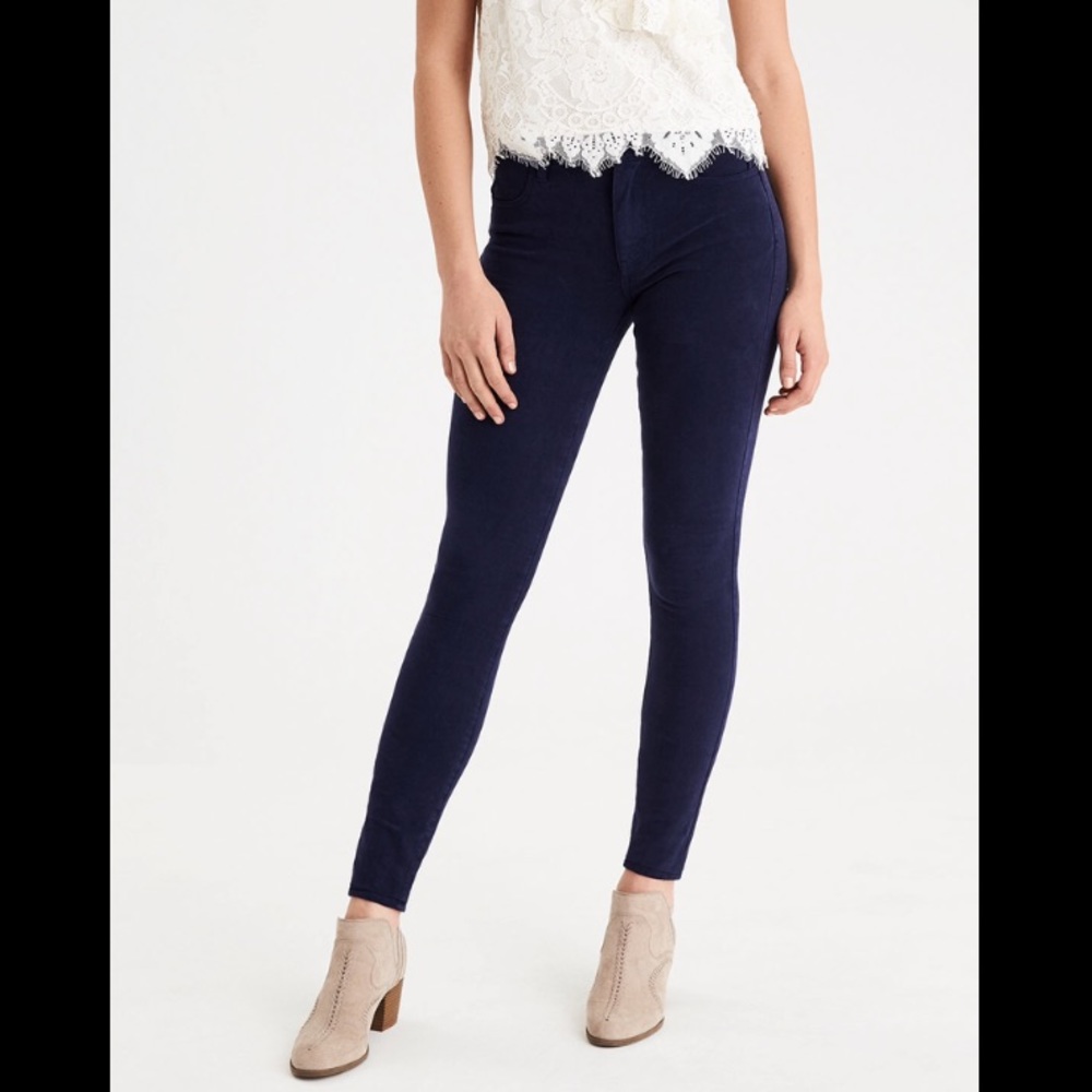 American Eagle Outfitters Dark Wash Hi-Rise Jeans